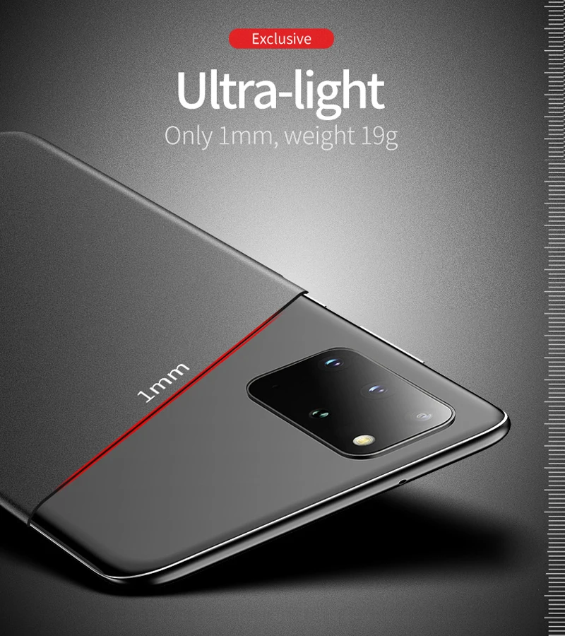 Cases For SAMSUNG Galaxy S10 S20 Plus Ultra FE 5G S10E Lite Hard Plastic Shockproof Case Lightweight Ultra Slim Matte Covers