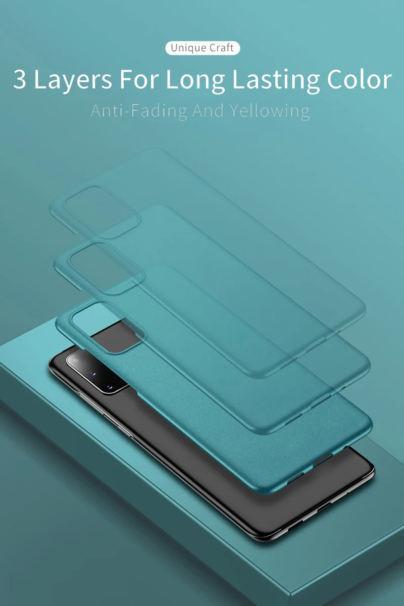 Cases For SAMSUNG Galaxy S10 S20 Plus Ultra FE 5G S10E Lite Hard Plastic Shockproof Case Lightweight Ultra Slim Matte Covers