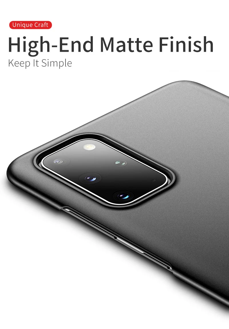 Cases For SAMSUNG Galaxy S10 S20 Plus Ultra FE 5G S10E Lite Hard Plastic Shockproof Case Lightweight Ultra Slim Matte Covers
