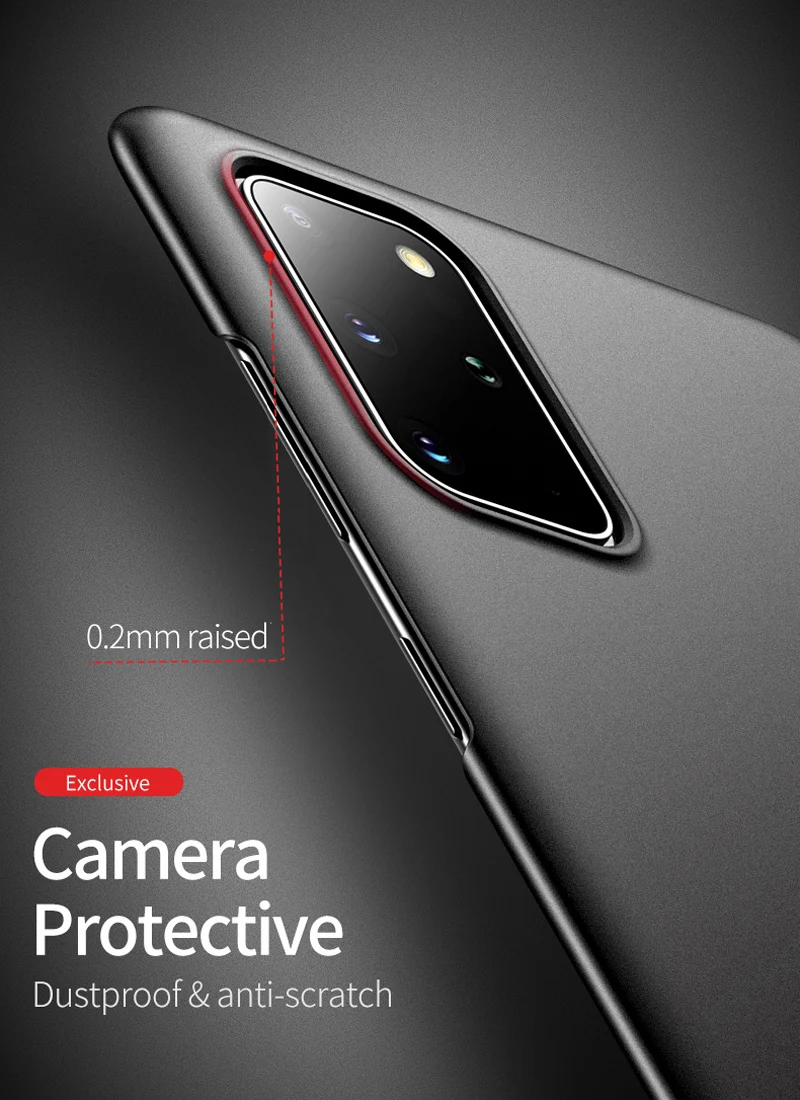 Cases For SAMSUNG Galaxy S10 S20 Plus Ultra FE 5G S10E Lite Hard Plastic Shockproof Case Lightweight Ultra Slim Matte Covers