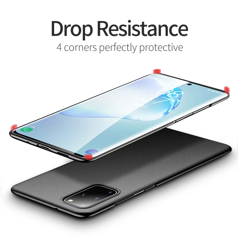 Cases For SAMSUNG Galaxy S10 S20 Plus Ultra FE 5G S10E Lite Hard Plastic Shockproof Case Lightweight Ultra Slim Matte Covers