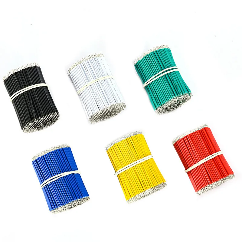 100PCS/LOT Tin-Plated Breadboard PCB Solder Cable 24/26AWG Fly Jumper Wire Cable Tin Conductor Wires 1007-24AWG Connector Wire