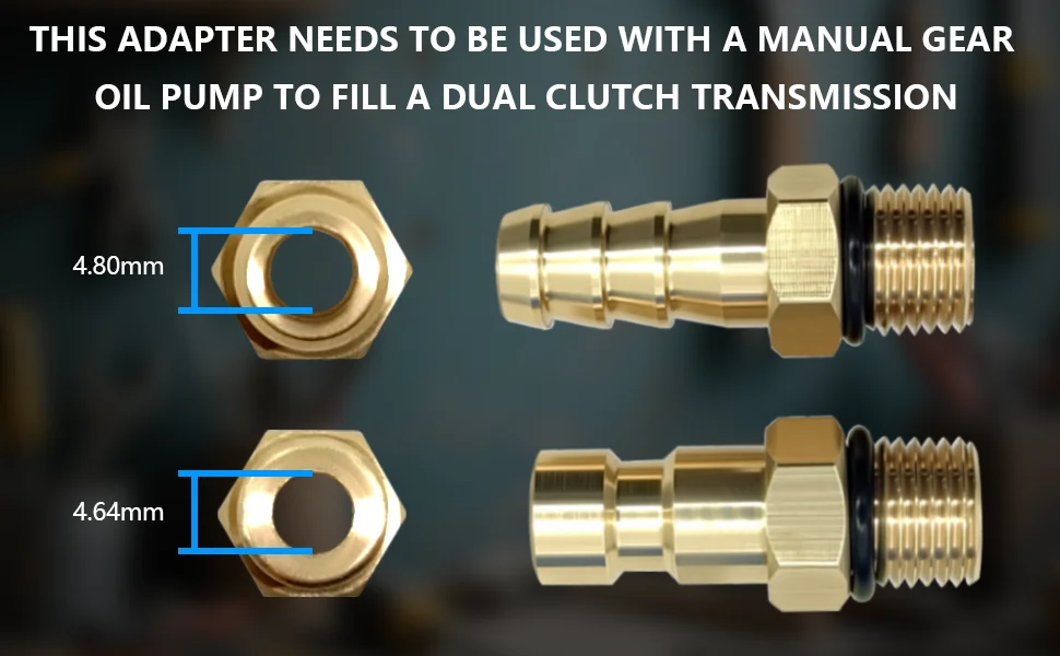 VAS6617/12 VAS6262A/9 suitable for Volkswagen Audi 0CK 0B5 MTF car transmission refueling connector fuel adapter