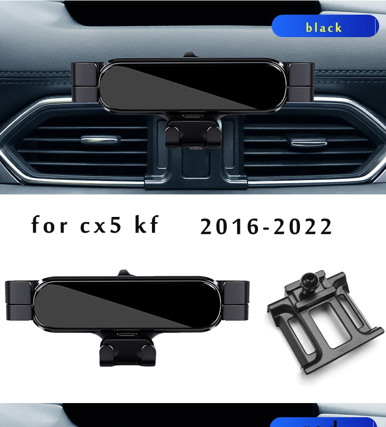 Car Phone Holder For Mazda CX5 CX 5 KF CX 8 KG 2017 2021 2022 Car Styling Bracket GPS Stand Rotatable Support Mobile Accessories