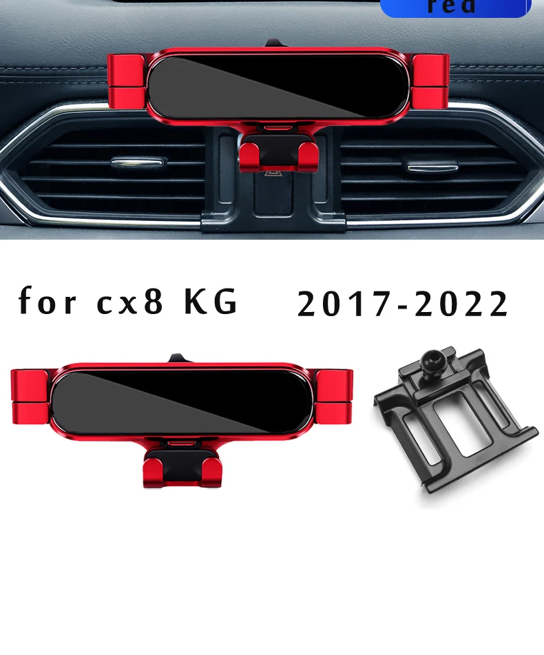 Car Phone Holder For Mazda CX5 CX 5 KF CX 8 KG 2017 2021 2022 Car Styling Bracket GPS Stand Rotatable Support Mobile Accessories