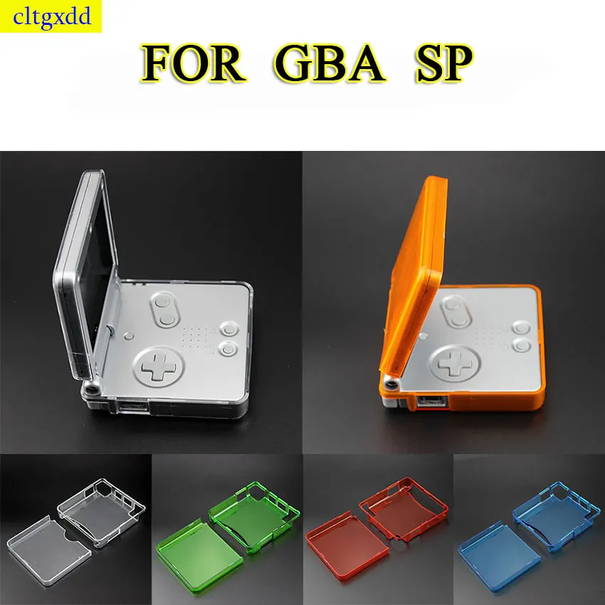 5 Colors Transparent Protective Cover Case For GBA SP Game Console Crystal Protective Case