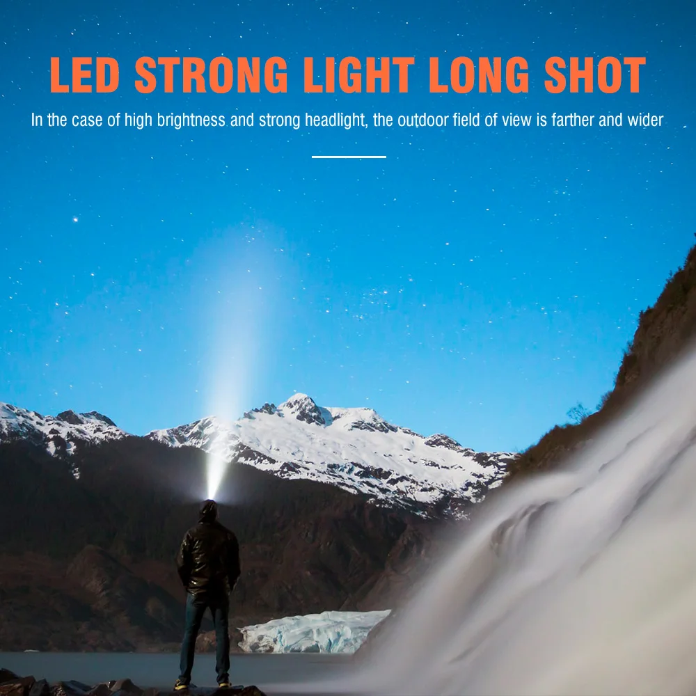 BORUiT H09 LED Mini Headlamp White Red ABS Headlight IPX4 Waterproof Head Torch Use AAA Battery Fshing Hunting Lantern