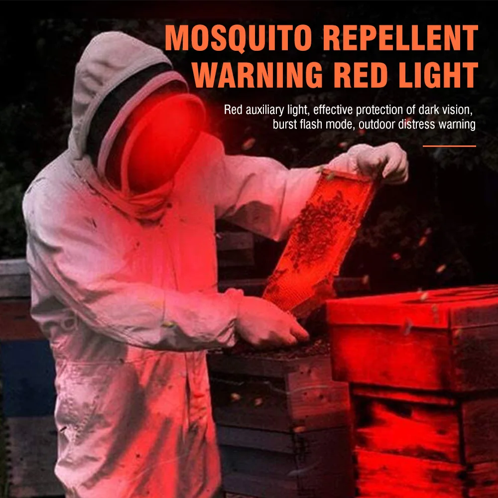 BORUiT H09 LED Mini Headlamp White Red ABS Headlight IPX4 Waterproof Head Torch Use AAA Battery Fshing Hunting Lantern