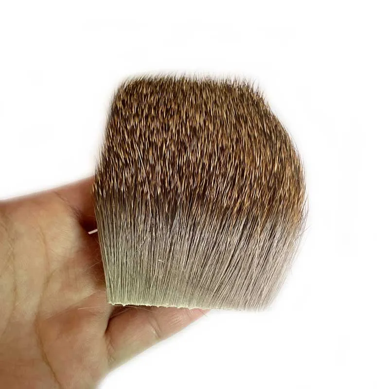 5cm*5cm 1pc/2pcs Deer Hair Fly Tying Materials For Bass Flies Soft Tanned Deer Body Hair Elk Caddis Materials