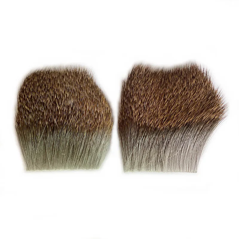 5cm*5cm 1pc/2pcs Deer Hair Fly Tying Materials For Bass Flies Soft Tanned Deer Body Hair Elk Caddis Materials