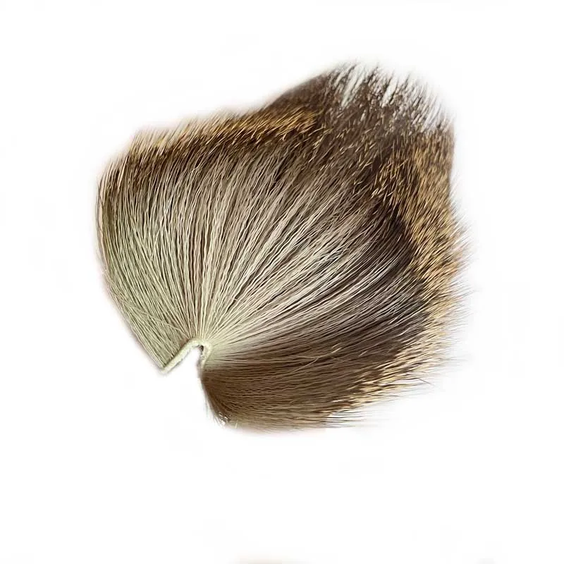 5cm*5cm 1pc/2pcs Deer Hair Fly Tying Materials For Bass Flies Soft Tanned Deer Body Hair Elk Caddis Materials