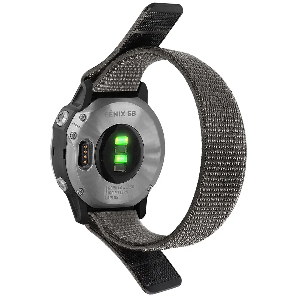 20 22mm 26MM Nylon Watchband Strap For Garmin Fenix 7x 7 7S Fenix 6X 6S 6 Pro 5X 5 5S Forerunner 935 945 Quick Release WristBand