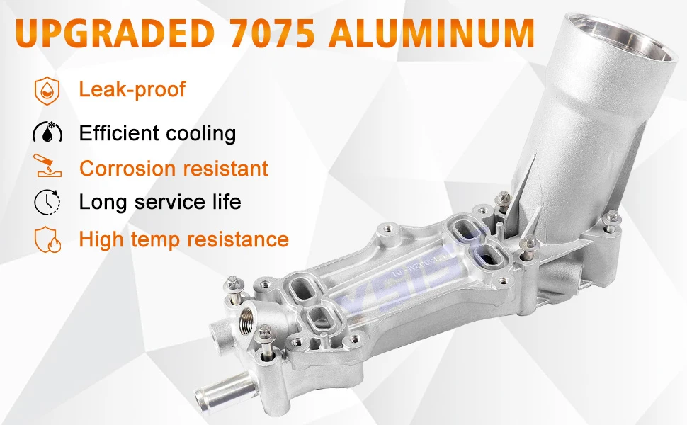 68105583AF Aluminum Oil Cooler for Jeep Grand Cherokee Dodge Durango 3.6L Journey Charger Chrysler 200 300 WK2 Heat Exchanger