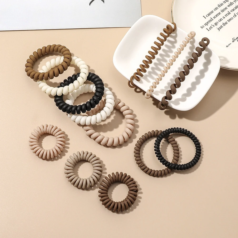 100pcs New Cute Girl Hair Bands Candy Color Elastic Rubber Band Hair Band Child Baby Headband Scrunchie Hair Tie Accessories