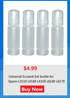 502 T502 Empty Refill Ink Bottles for Epson Ecotank ET-2720 ET-2760 ET-2800 ET-2803 ET-3760 ET-4700 ET-15000 ET-2830 ET-16550