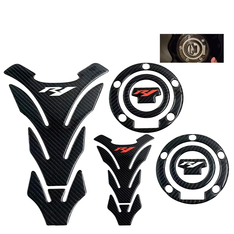 For R1 R1M YZF-R1 Tankpad 3D Motorcycle Tank Pad Protector Decal Stickers