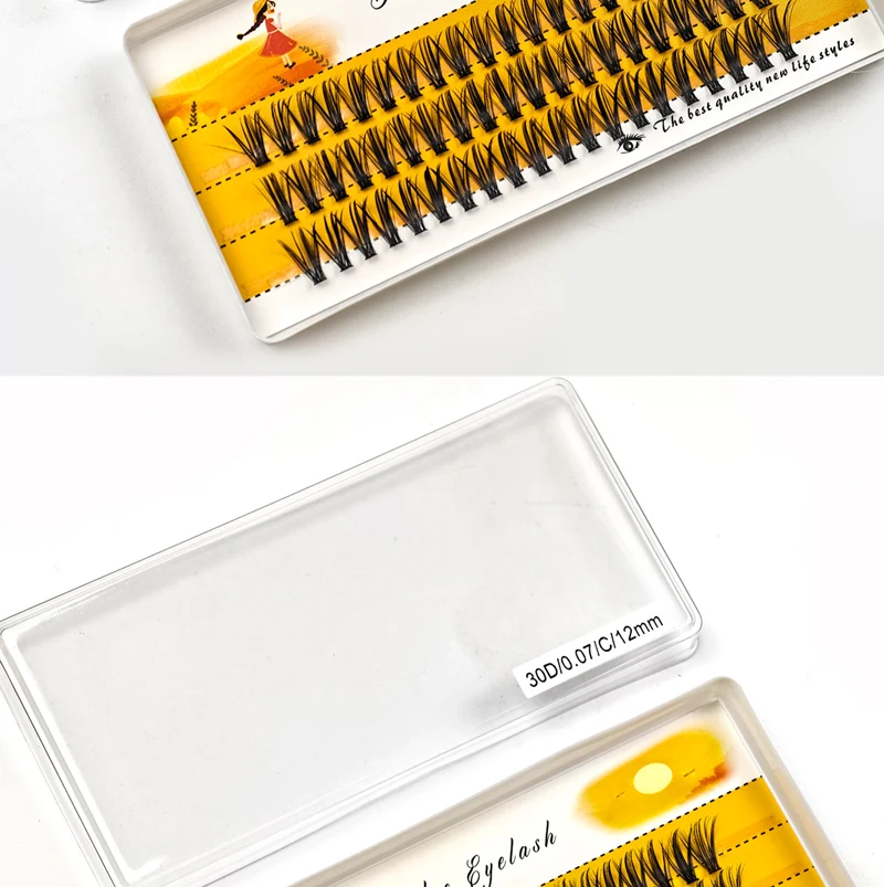 Natural 20D/30D Mink Eyelashes Soft 3D False Eyelashes Professional Makeup Eyelash Extension Tool Free Delivery in Russia