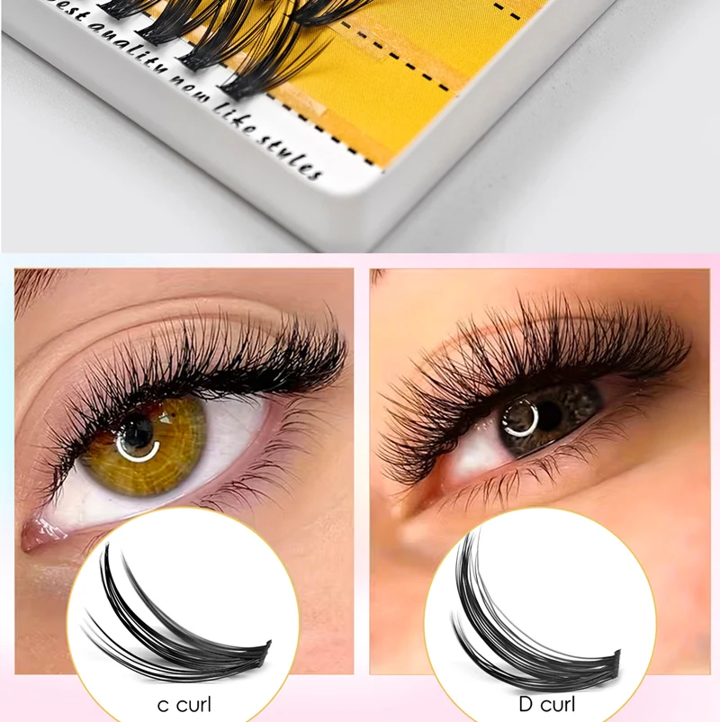 Natural 20D/30D Mink Eyelashes Soft 3D False Eyelashes Professional Makeup Eyelash Extension Tool Free Delivery in Russia