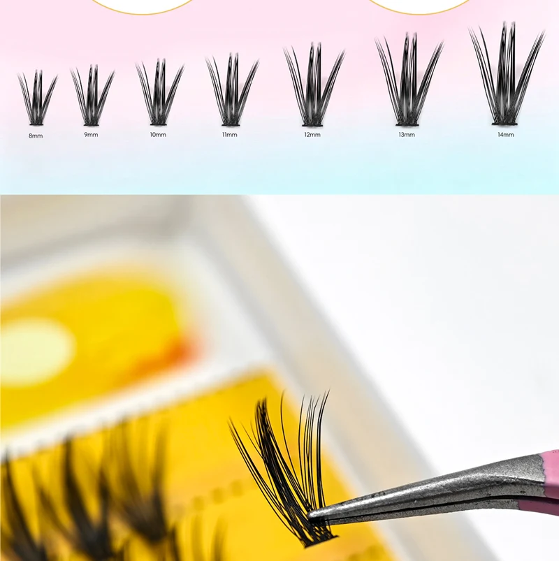 Natural 20D/30D Mink Eyelashes Soft 3D False Eyelashes Professional Makeup Eyelash Extension Tool Free Delivery in Russia