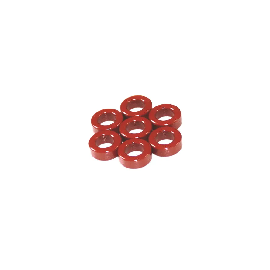 T50 2 Carbonyl Iron  Powder Cores T50-2 13*7.5*5 mm 4.9nH/N2  Dust  Ferrite Toroid Red Core MICROMETALS  HF  QR