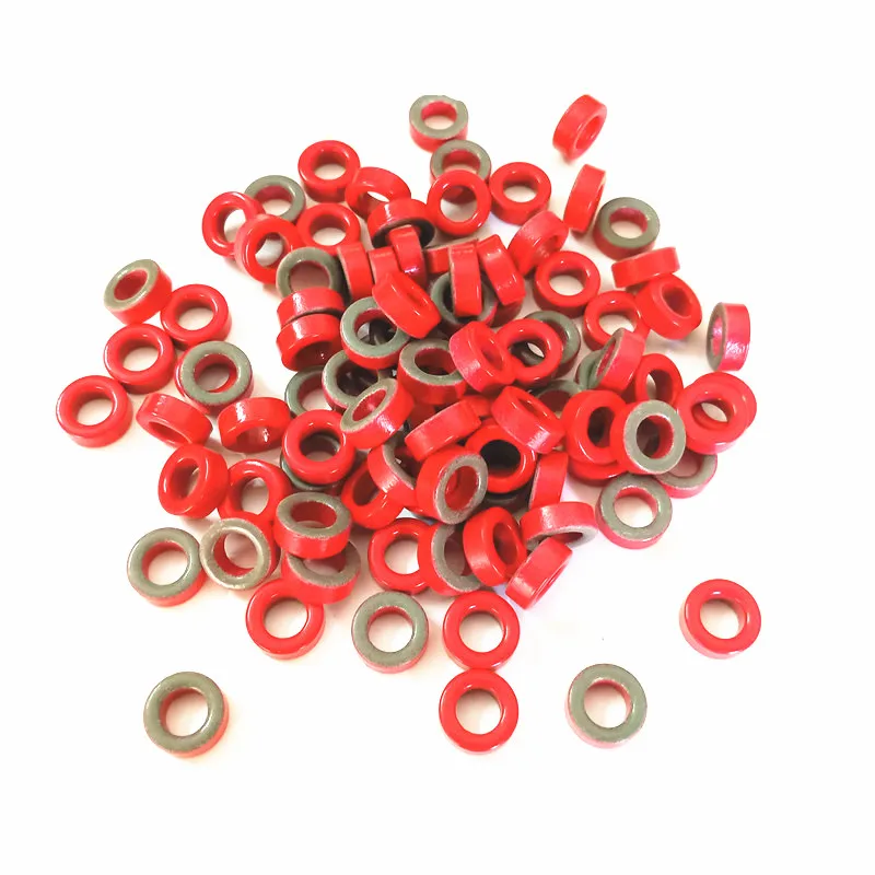 T50 2 Carbonyl Iron  Powder Cores T50-2 13*7.5*5 mm 4.9nH/N2  Dust  Ferrite Toroid Red Core MICROMETALS  HF  QR