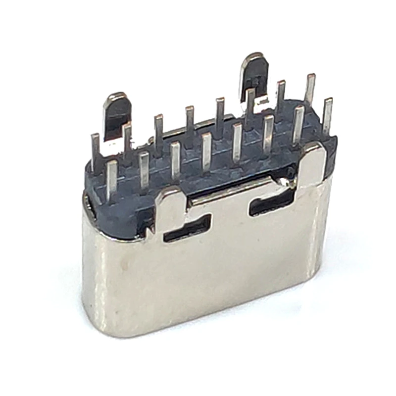 5PCS 16Pin Vertical Female Type C USB Socket Connector USB3.1 TYPE-C 16P PCB H6.5 Vertical Plug USB C