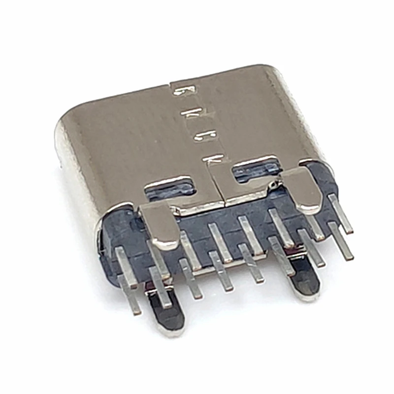 5PCS 16Pin Vertical Female Type C USB Socket Connector USB3.1 TYPE-C 16P PCB H6.5 Vertical Plug USB C