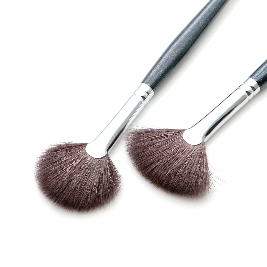 Fan Highlighter Brushes Makeup Top Goat Hair High Quality Blender Make Up Brush