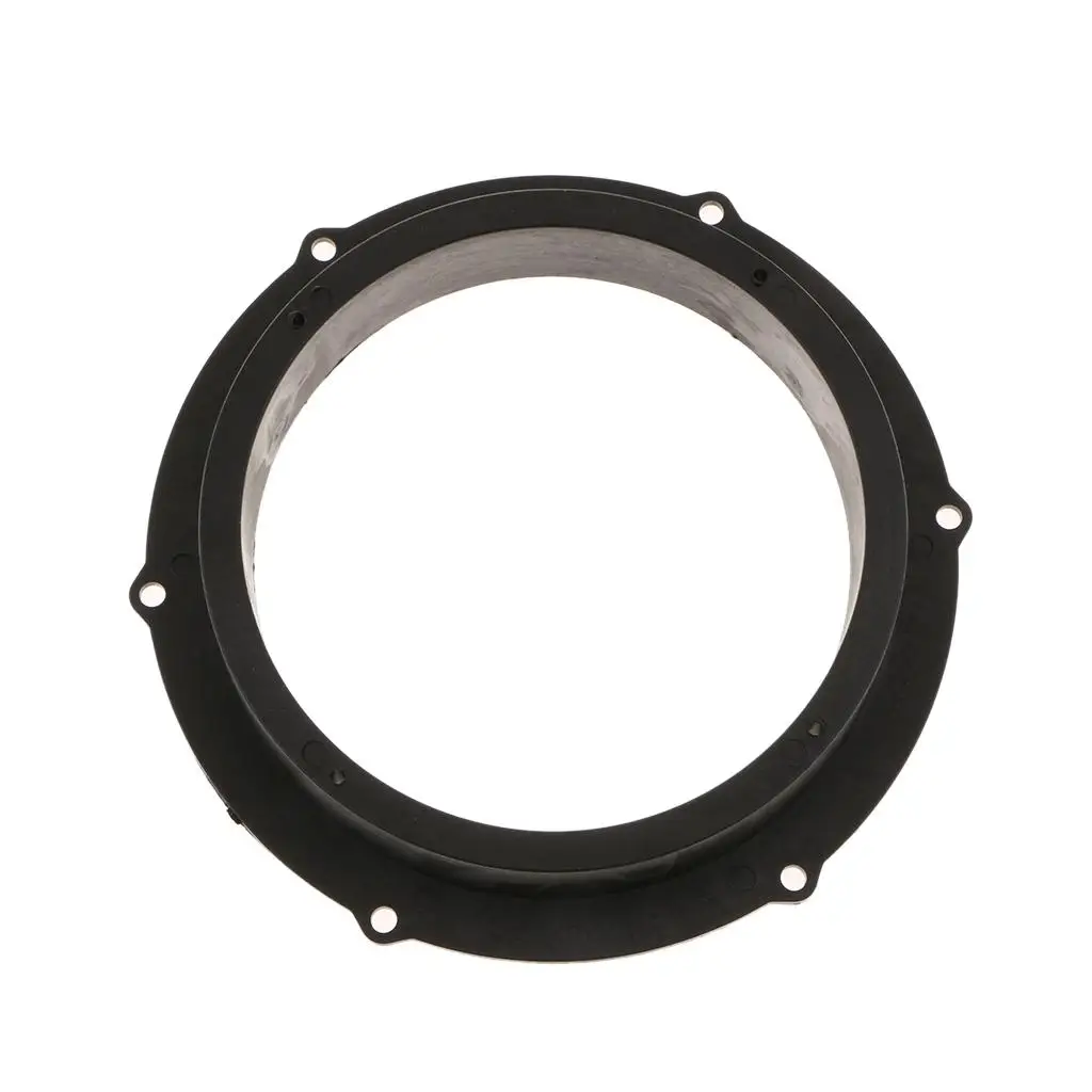 2Pcs 6.5inch Car Speaker Mounting Spacers Adapter Rings Mount Bracket Ring for Audi for VW Magotan Skoda Speaker Spacers Black