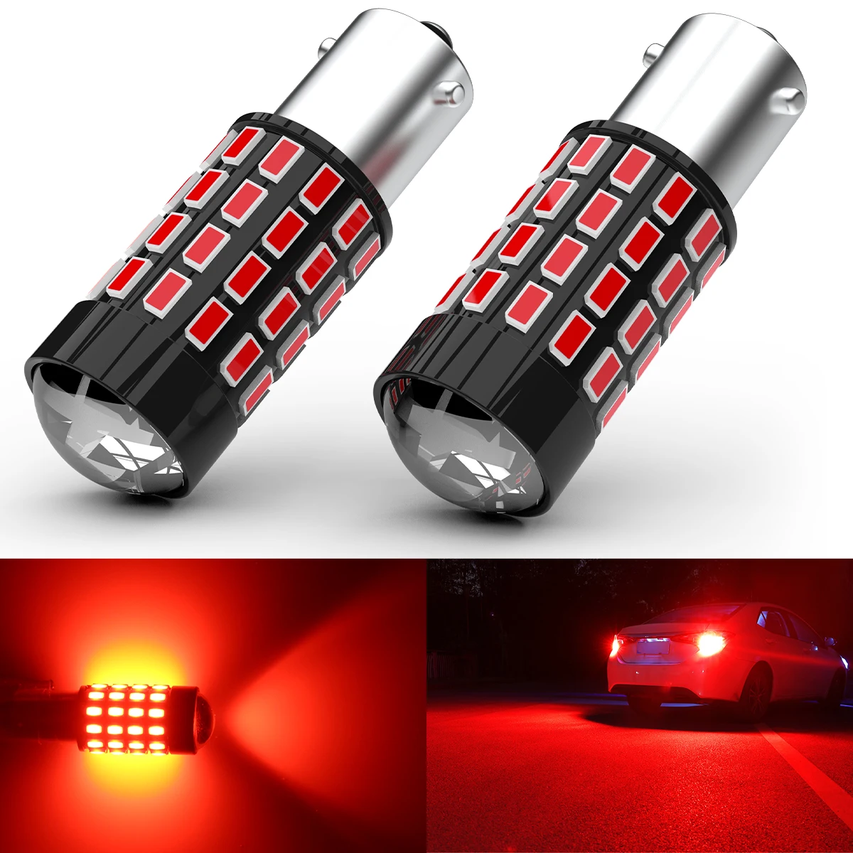 BA9S T4W 64111 BAX9S H6W 64132 BAY9S H21W 64136 LED Bulb CANBus for Back Up Reverse Light Side Marker Corner Tail Light