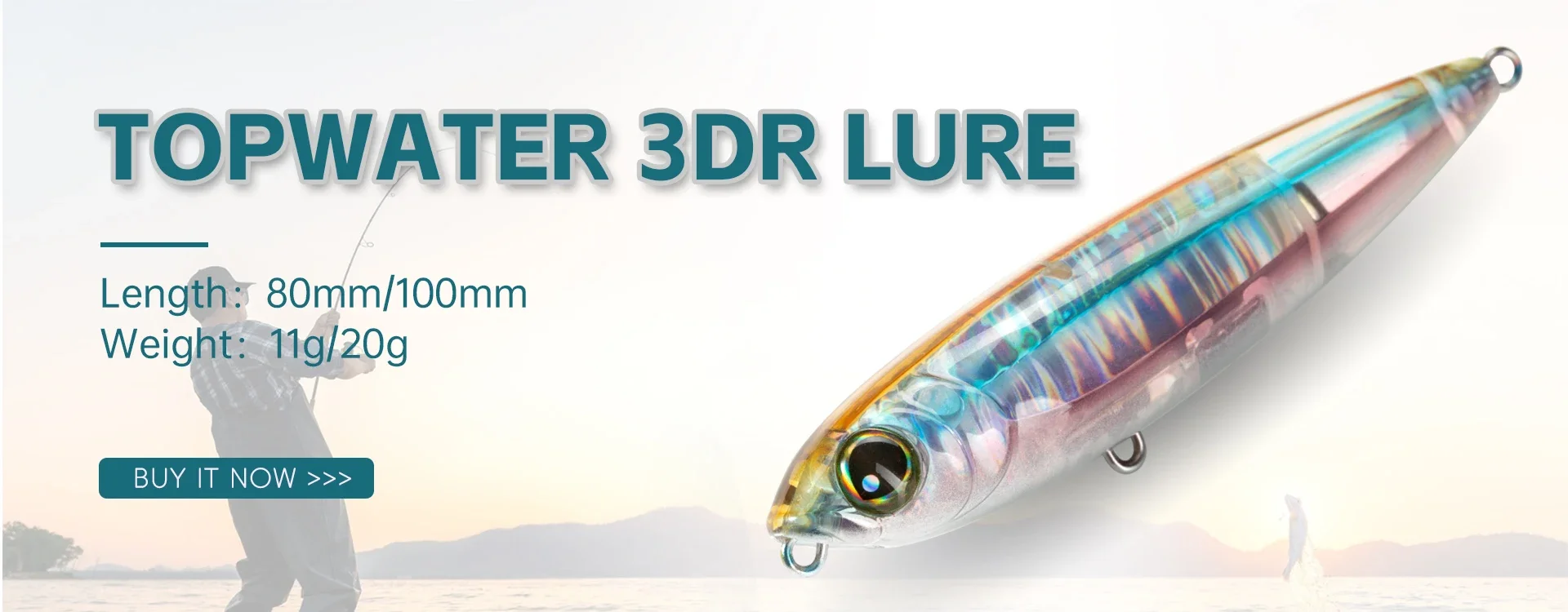 D1 Surface Pencil Fish Lure 70mm/140mm Walk the Dog Artificial Hard Bait Plastic Walker For Seabass Trout Pesca Tackle DT3015