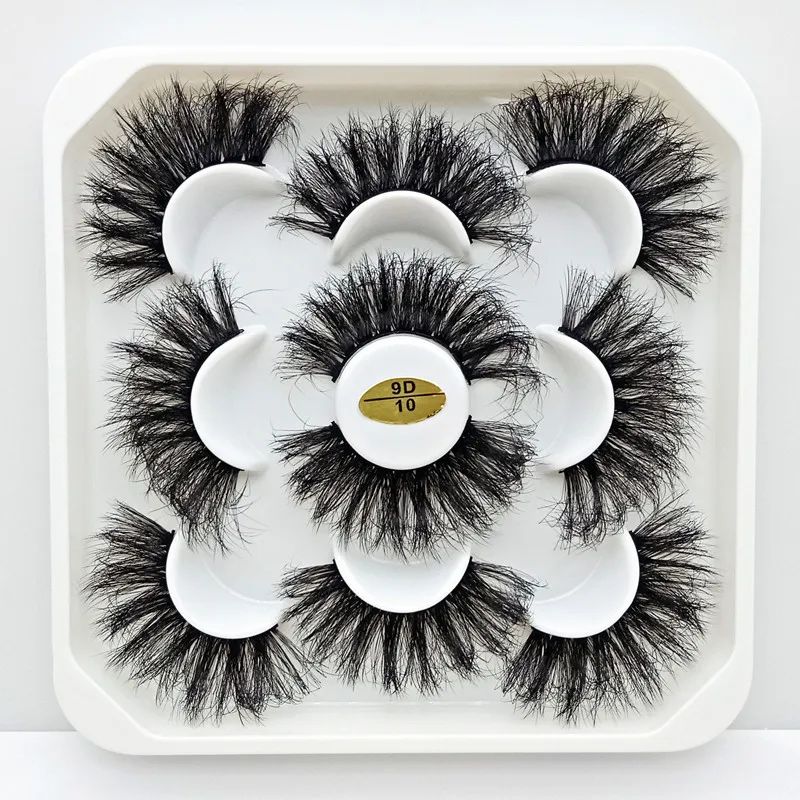 New 5Pairs 15-25mm 3D Mink Lashes Wholesales Natural False Eyelashes,Extension eyelashes wholesale bulk