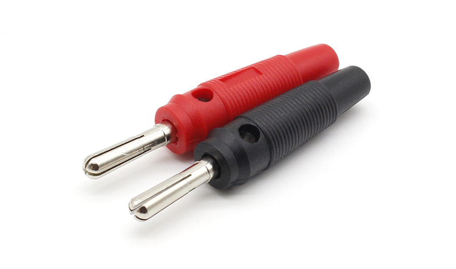 10pcs 4mm Banana Plug High Current Insulated Shrouded Stackable Connector Screw connection