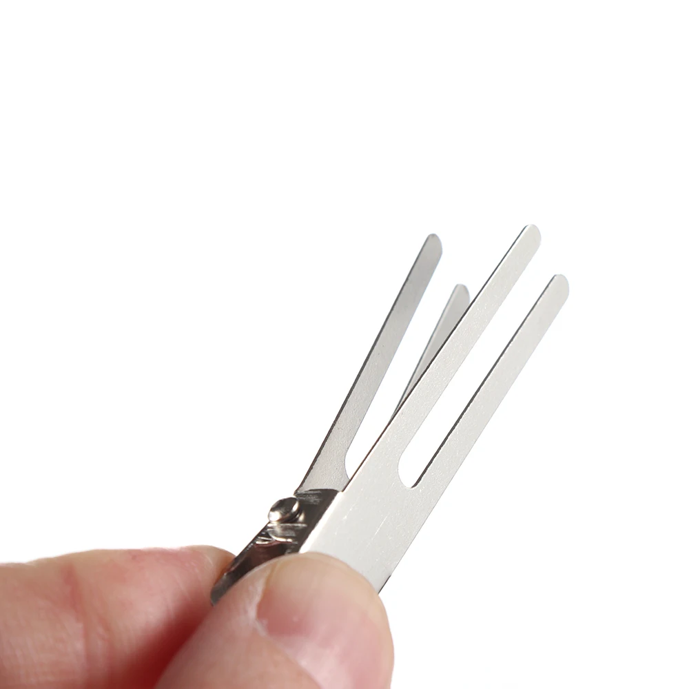 New Professional Double Prong Hair Clip Salon Setting Hairdressing Style Fixed hair clip Stainless Steel Makeup Clip