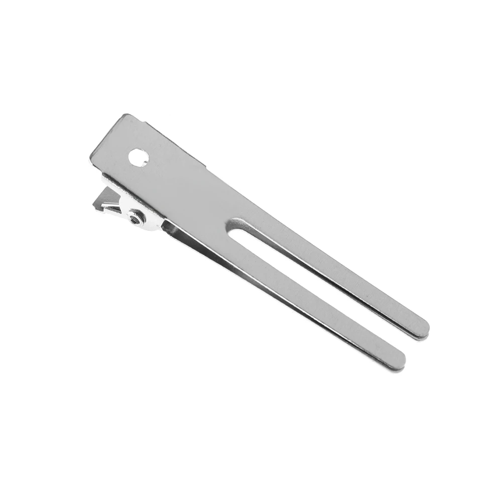 New Professional Double Prong Hair Clip Salon Setting Hairdressing Style Fixed hair clip Stainless Steel Makeup Clip