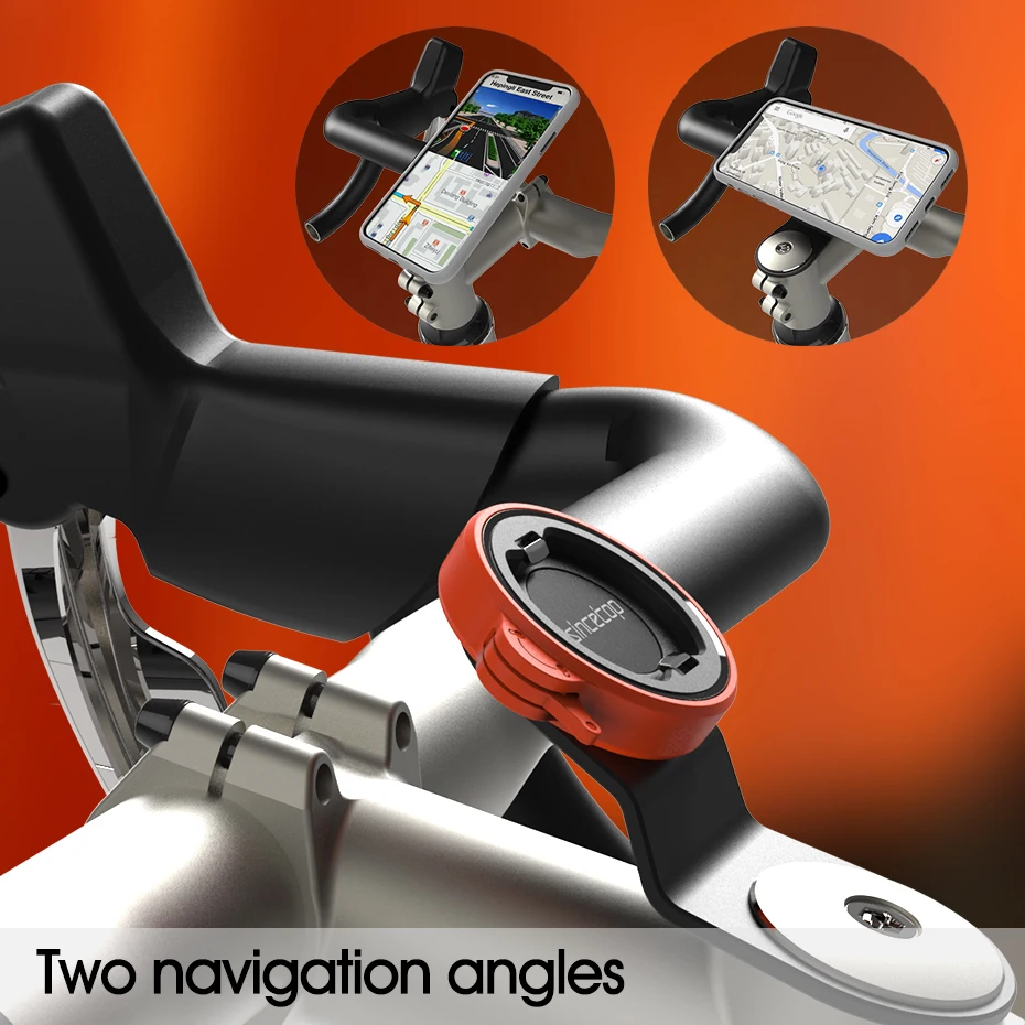 Bike Stem Phone Mount,Mountain Bicycle Phone Holder,Universal Aluminum Handlebar Cell Phone Cycling MTB Quick Attach/Detach