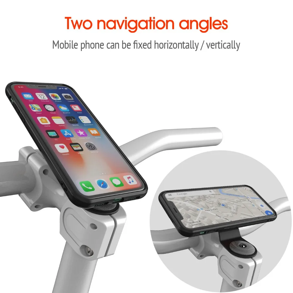 Bike Stem Phone Mount,Mountain Bicycle Phone Holder,Universal Aluminum Handlebar Cell Phone Cycling MTB Quick Attach/Detach