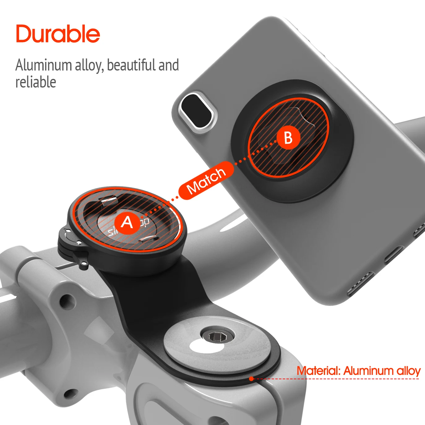 Bike Stem Phone Mount,Mountain Bicycle Phone Holder,Universal Aluminum Handlebar Cell Phone Cycling MTB Quick Attach/Detach