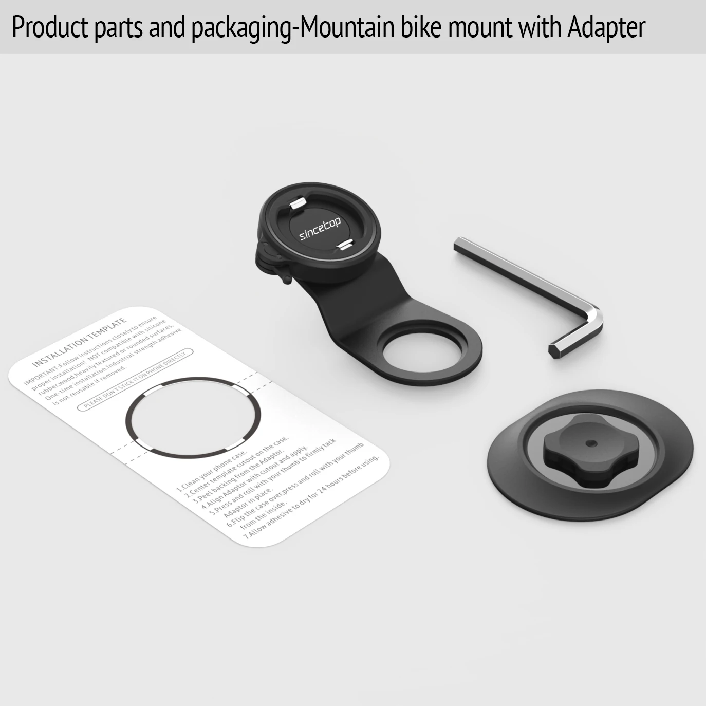 Bike Stem Phone Mount,Mountain Bicycle Phone Holder,Universal Aluminum Handlebar Cell Phone Cycling MTB Quick Attach/Detach