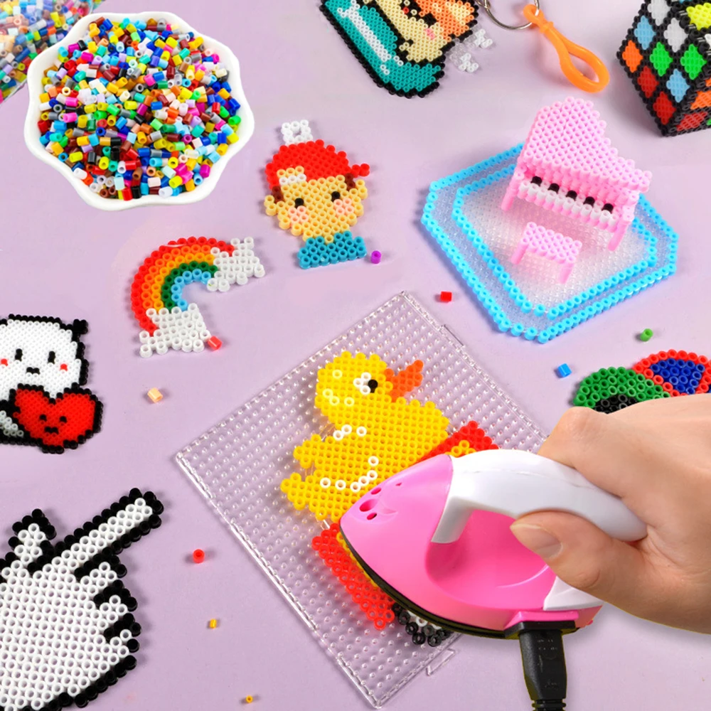 Fuse Beads 5mm 1000pcs 36 Color Pearly Iron Beads for Kids Hama Beads Diy Puzzles High Quality Children Handmade Gift Perler Toy