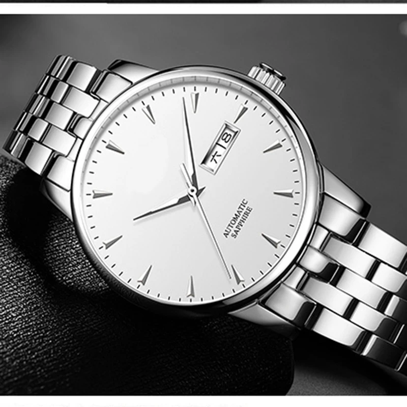 18mm 20mm 22mm 24mm Stainless Steel Watchband Curved Lnterface Butterfly Watch Strap For Tissot Ar-mani Citizen Seiko