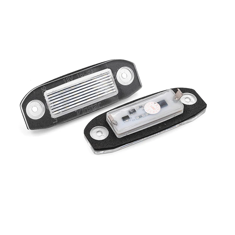 12V LED Number Plate Lamp For Volvo C30 C70 S40 S60 S80 V50 V60 V70 XC60 XC70 XC90 White License Plate Light Assembly