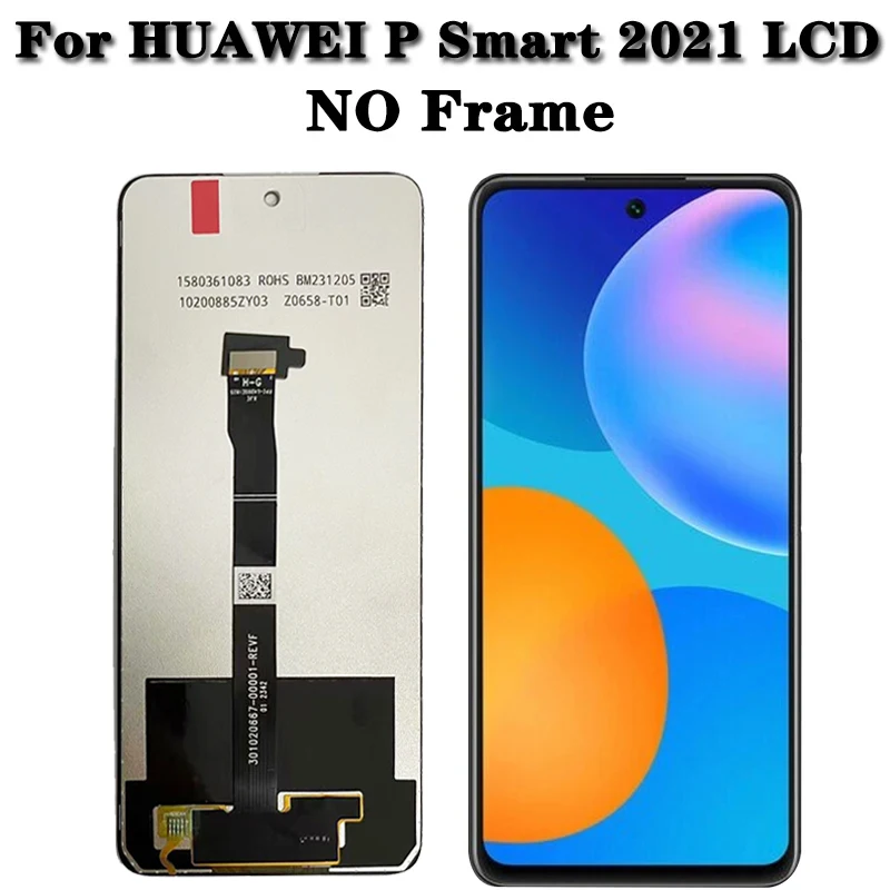 6.67" AAA Quality For Huawei P Smart 2021 LCD PPA-LX1 LX2 Display Touch Screen For Honor X10 Lite DNN-LX9 For Huawei Y7A PPA-LX3
