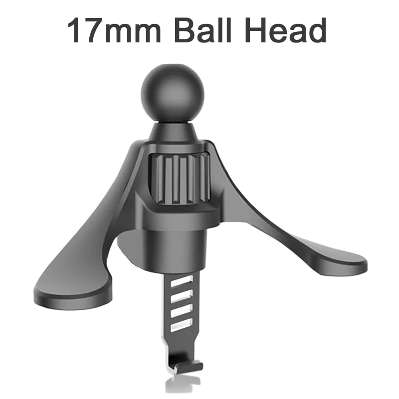 Untoom Car Phone Holder Base Universal 17mm Ball Head for Round Shape Car Air Vent Clip Magnetic Gravity Car Mount Phone Stand