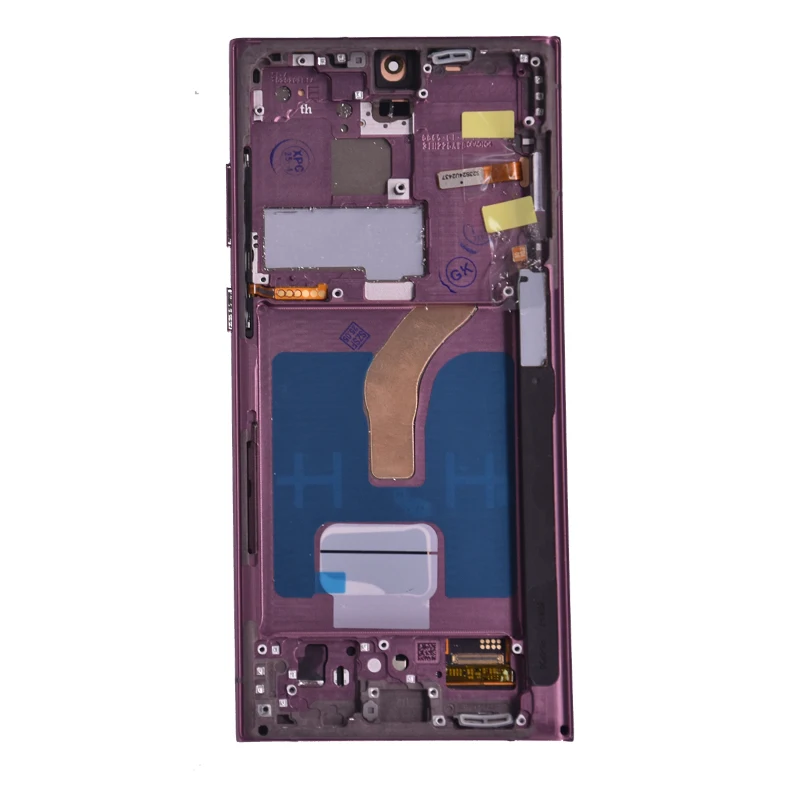 AMOLED Display For Samsung Galaxy S22 Ultra 5G Display Touch Screen Replacement S22 Ultra S908B LCD Support S Pen Fingerprint