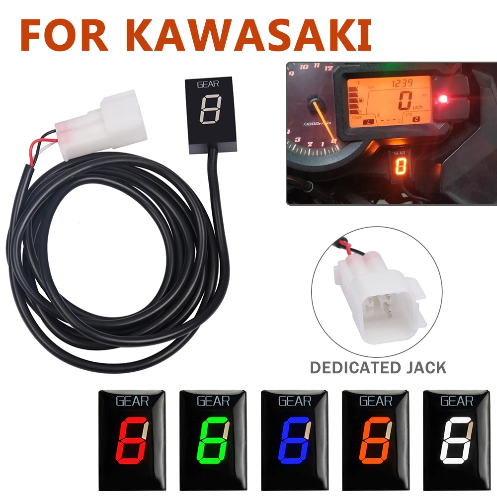 Gear Indicator For Kawasaki ER6N ER-6N ER6F ER-6F Z750 Z1000 Z-750 Z-1000 ER4N ER-4N ER4F ER-4F Motorcycle Accessories Display