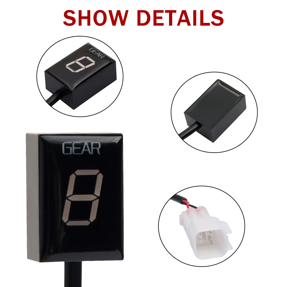Gear Indicator For Kawasaki ER6N ER-6N ER6F ER-6F Z750 Z1000 Z-750 Z-1000 ER4N ER-4N ER4F ER-4F Motorcycle Accessories Display
