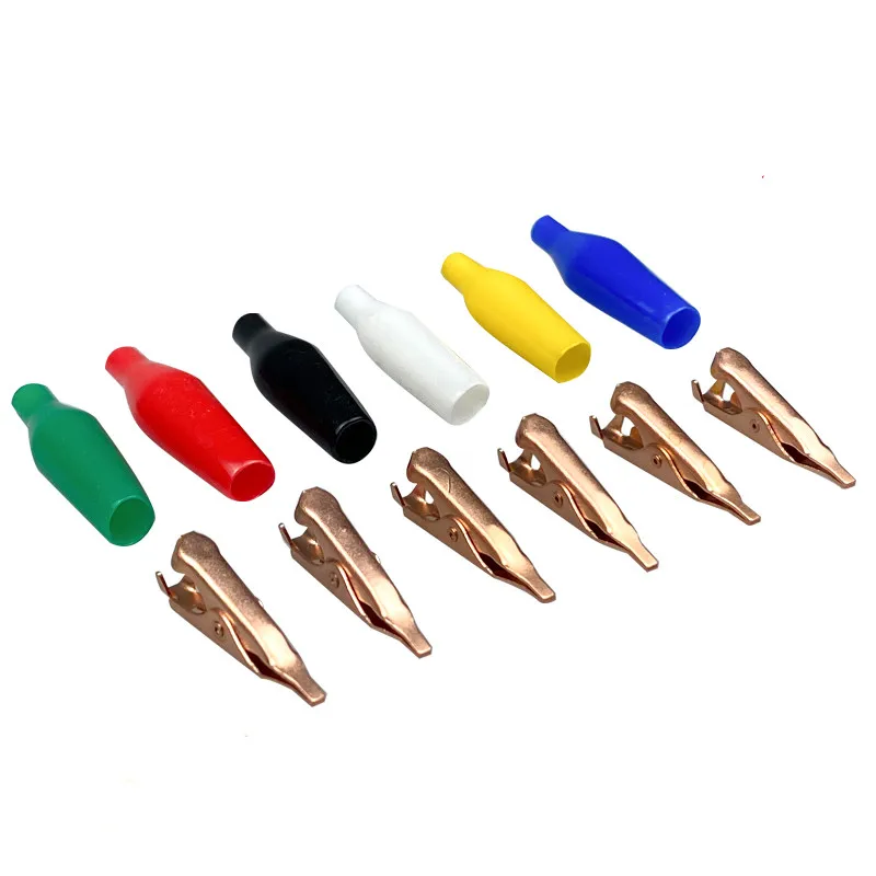 5PCS/LOT Pure Copper Alligator Clip Flat-Mouthed Small Copper Clip Without Toothed Small Copper Clip