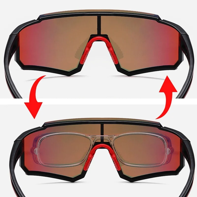 Prescription Frame for Cycling Goggle TR90 Flexible Optical Insert Adaptor Myopia Lenses Suitable Windproof Sports Sunglasses