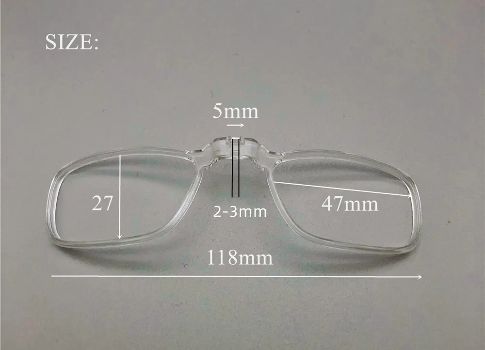 Prescription Frame for Cycling Goggle TR90 Flexible Optical Insert Adaptor Myopia Lenses Suitable Windproof Sports Sunglasses